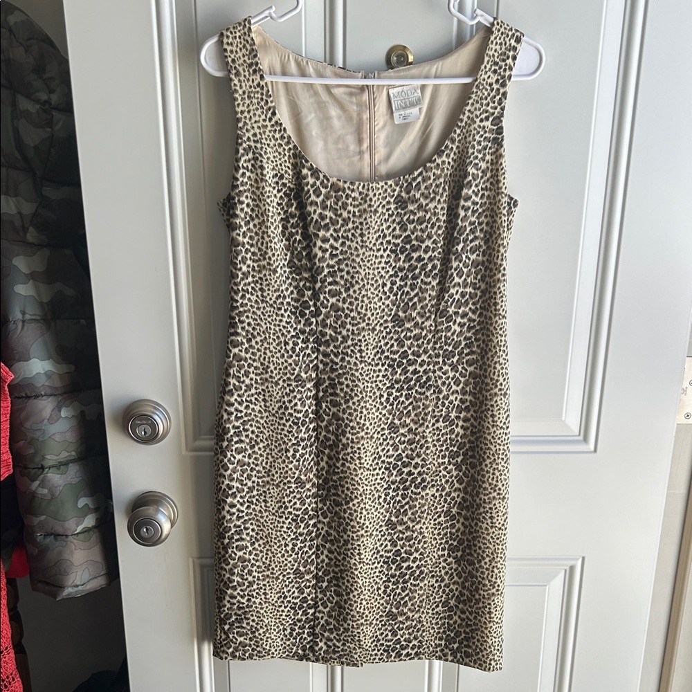 Moda International Animal Print Mini Dress